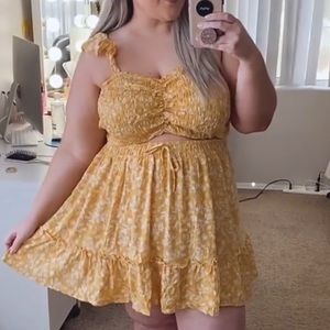 Cut Our Floral Dress